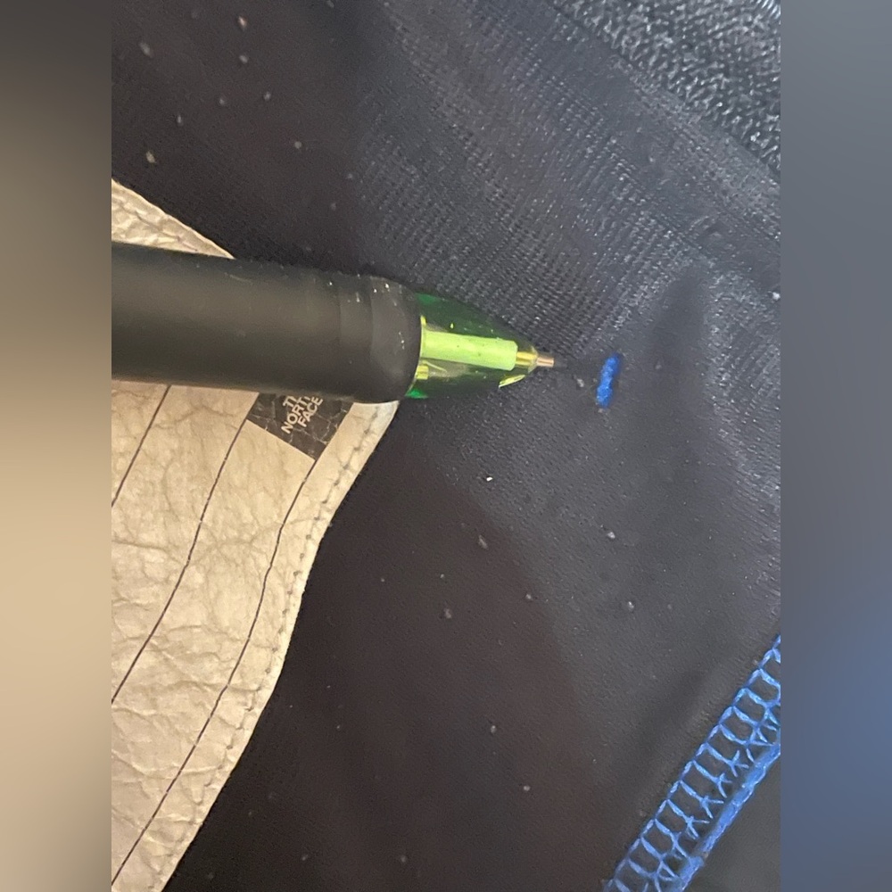 The North Face Blue Black Full Zip Fleece Jacket Youth XS TP 6 Zip Pockets - Picture 11 of 11